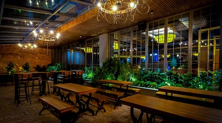 Terrace Area at Gawky Goose