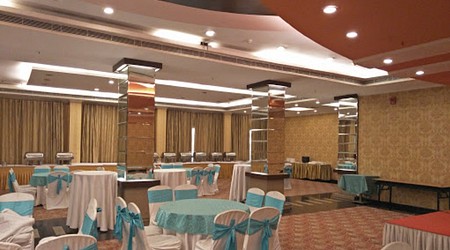 Terrace Area at Hotel Saffron Kiran