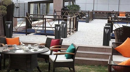 terrace area at indian grill room
