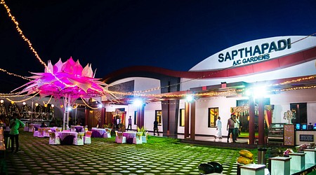 Terrace Area at Sapthapadi Gardens