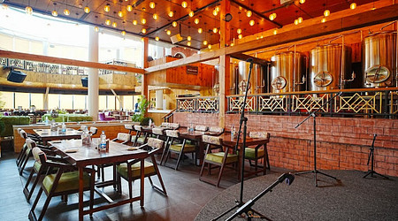 Terrace Area at Soca Brew Lounge