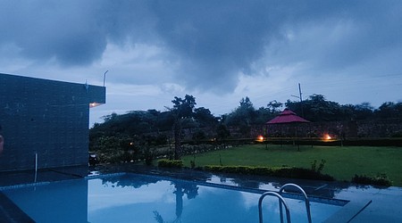 Terrace Party at Evergreen Aravali Farmhouse