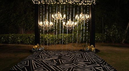 Theme Party at Goa country club wedding lawn