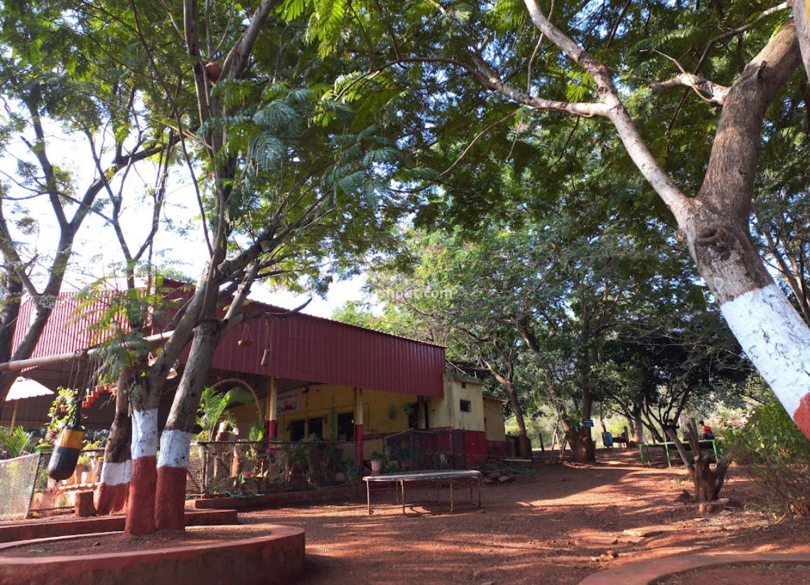 Outdoor Sitting Arrangement at Deccan Trails - Forest Resort