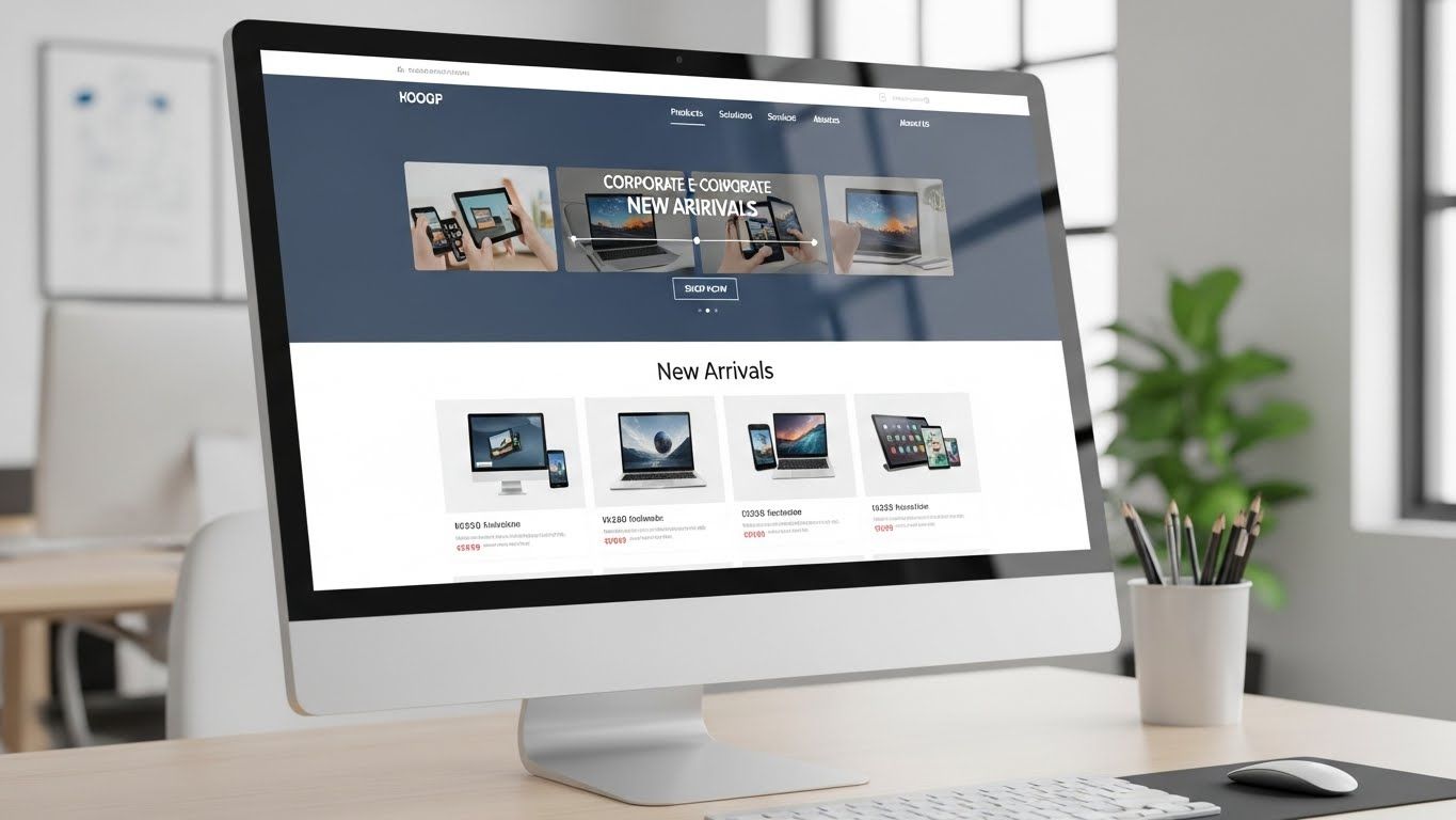 corporate ecommerce website design