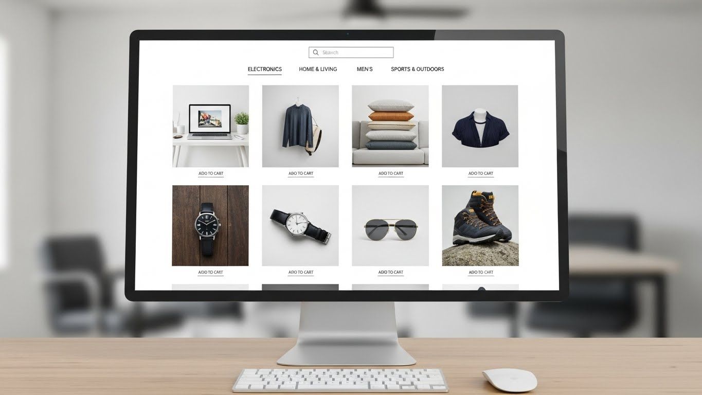 creating online shopping website