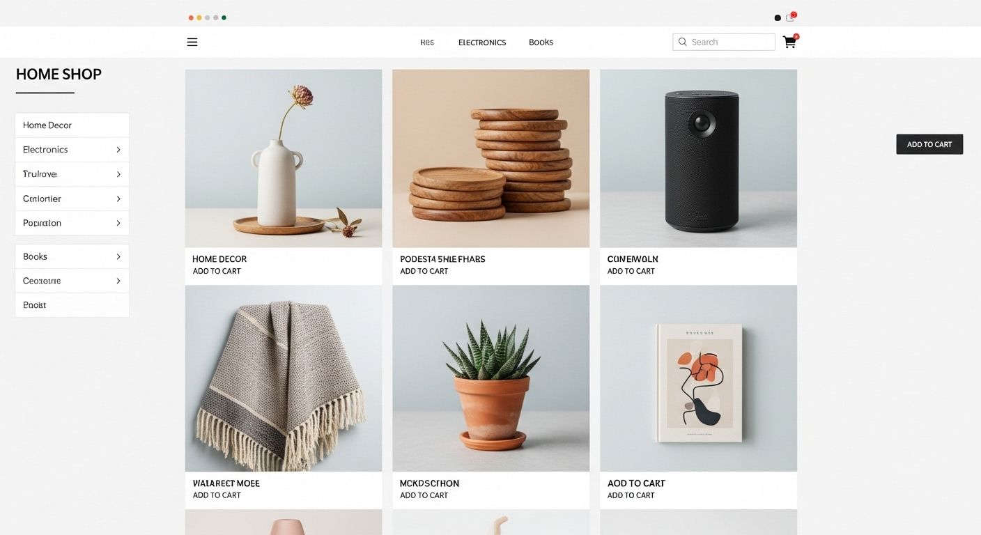 online shop website builder