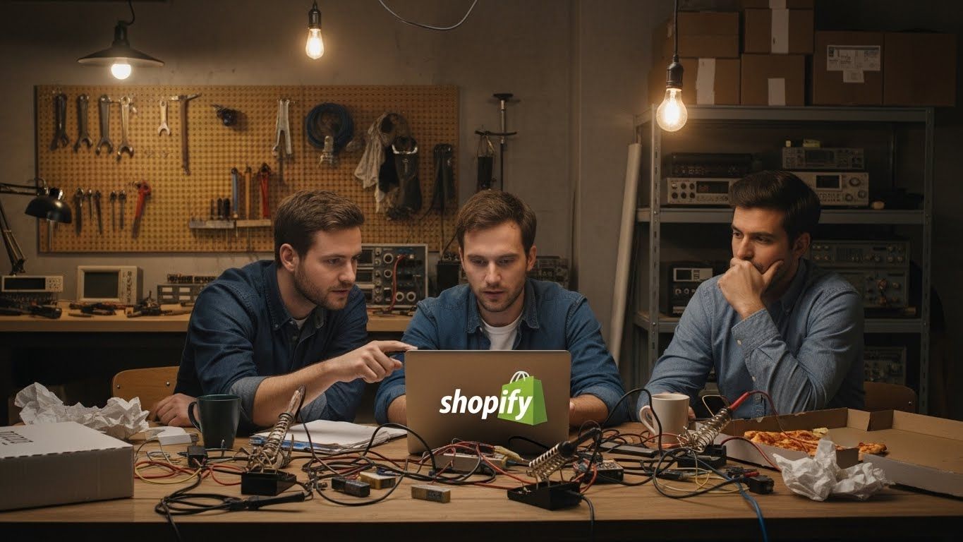shopify founded