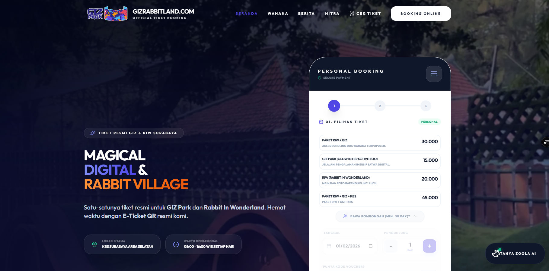 Ticketing KBS GIZ & RIW