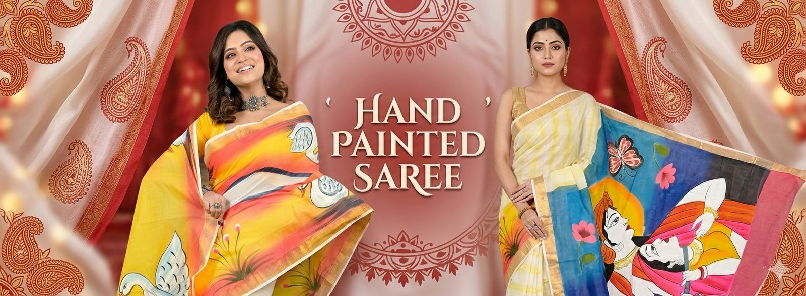Hand Painted Saree