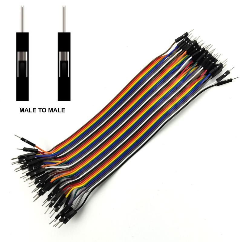 Jumper Wires — Male to Male (40pc)