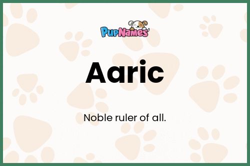 Aaric dog name meaning