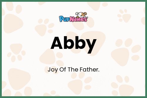 Abby dog name meaning