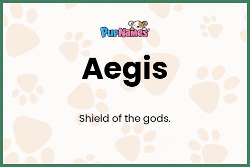 Aegis dog name meaning