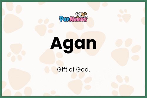 Agan dog name meaning