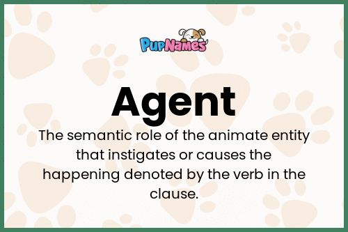 Agent dog name meaning