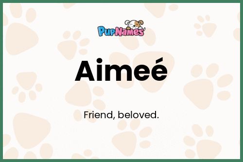 Aimeé dog name meaning