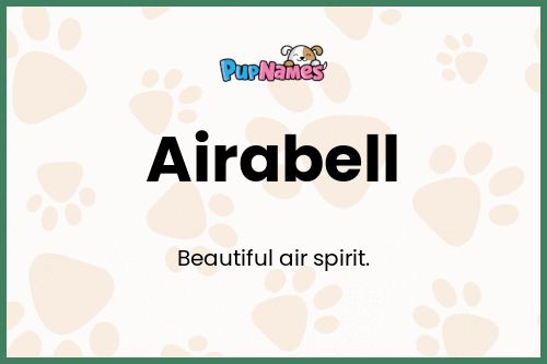 Airabell dog name meaning