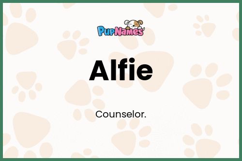 Alfie dog name meaning