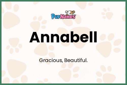 Annabell dog name meaning