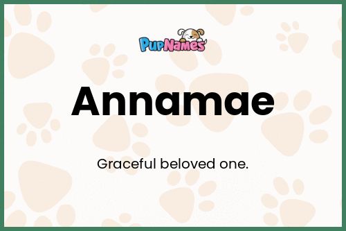 Annamae dog name meaning