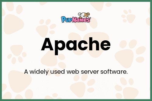 Apache dog name meaning