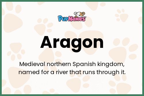 Aragon dog name meaning