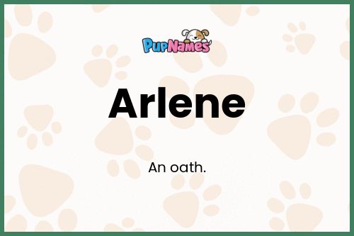 Arlene dog name meaning