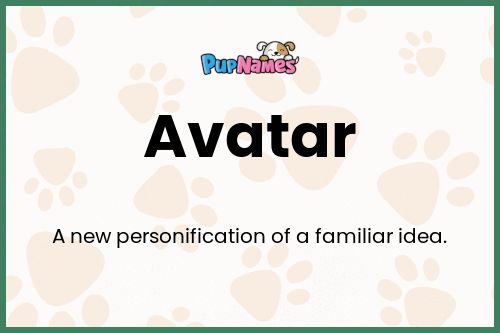 Avatar dog name meaning