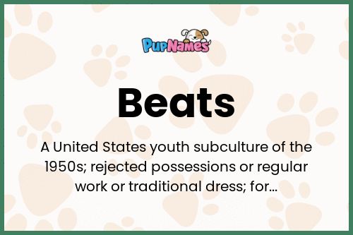 Beats dog name meaning