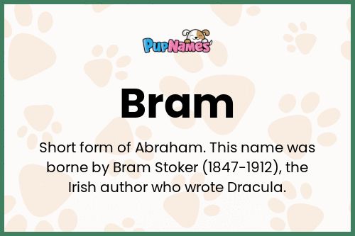 Bram dog name meaning