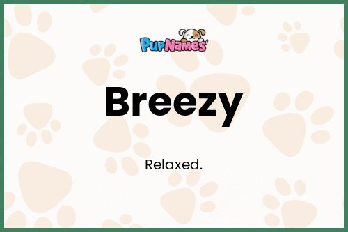 Breezy dog name meaning