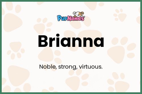 Brianna dog name meaning