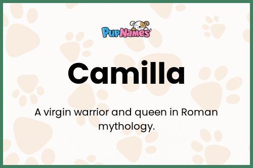 Camilla dog name meaning