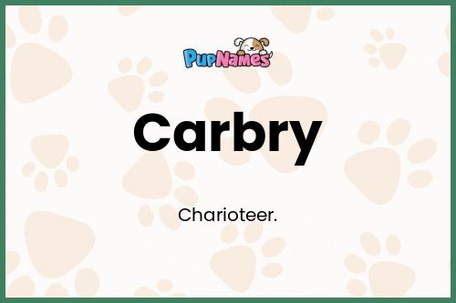 Carbry dog name meaning