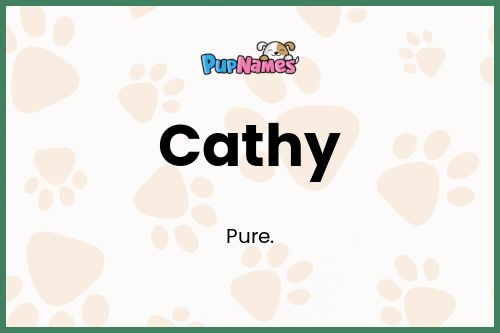 Cathy dog name meaning
