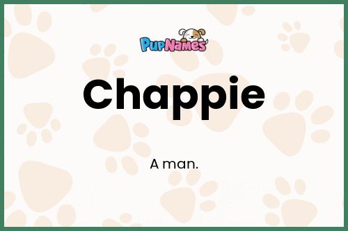 Chappie dog name meaning