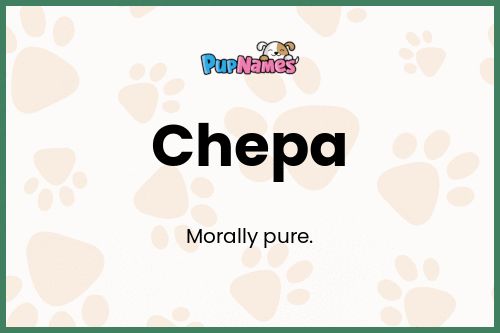 Chepa dog name meaning