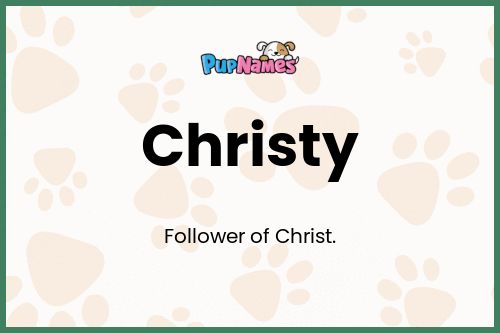 Christy dog name meaning