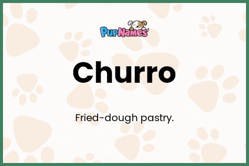 Churro dog name meaning