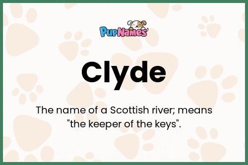 Clyde dog name meaning