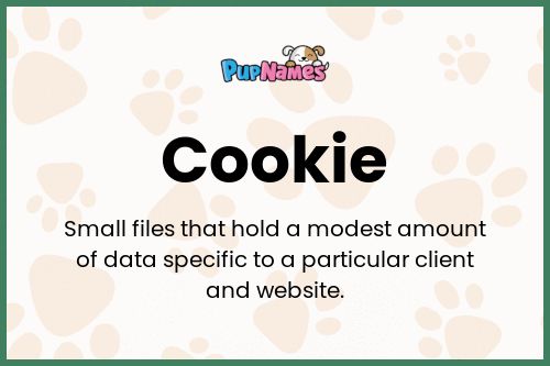 Cookie dog name meaning