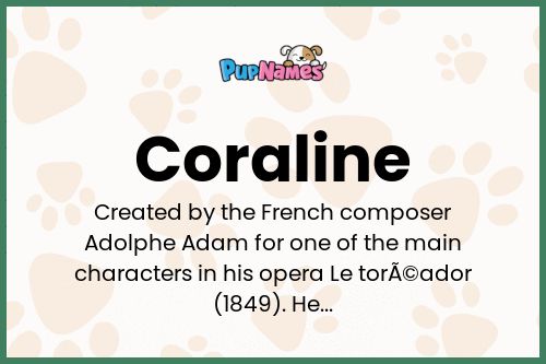 Coraline dog name meaning