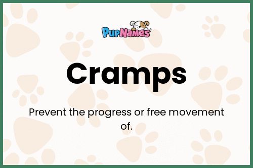 Cramps dog name meaning