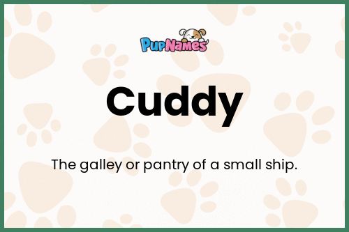 Cuddy dog name meaning