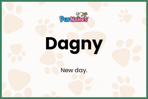 Dagny dog name meaning