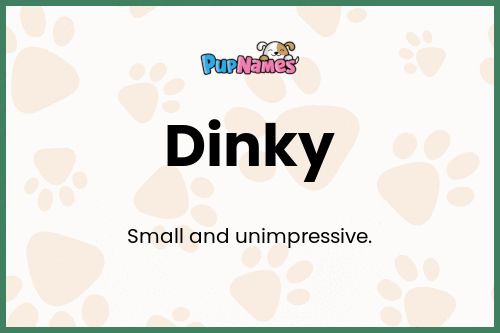 Dinky dog name meaning