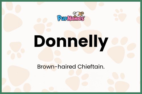 Donnelly dog name meaning