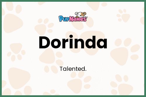 Dorinda dog name meaning