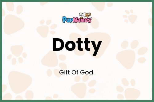 Dotty dog name meaning